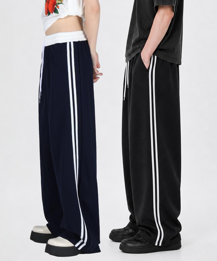 Forder Fit Color-Blocked One-Pleat Track Sweatpants_2Color