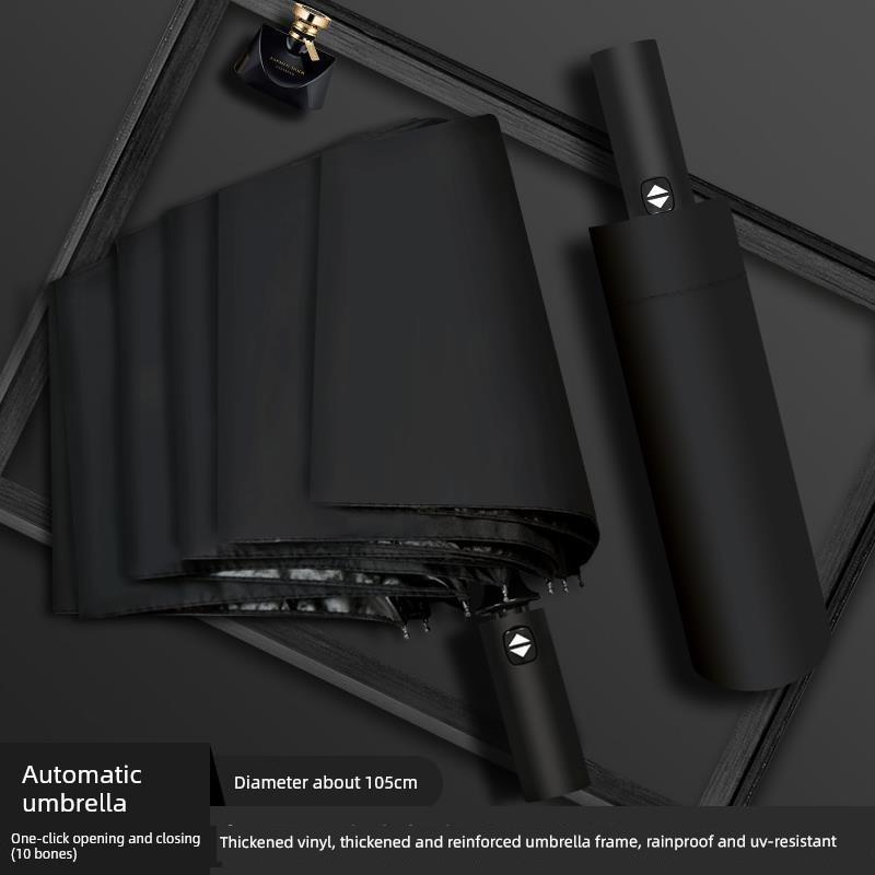 Fully Automatic Large Umbrella for Men and Women, Dual-Use for Sun and Rain, Sunshade Umbrella, Uv Protection, with Logo Printing