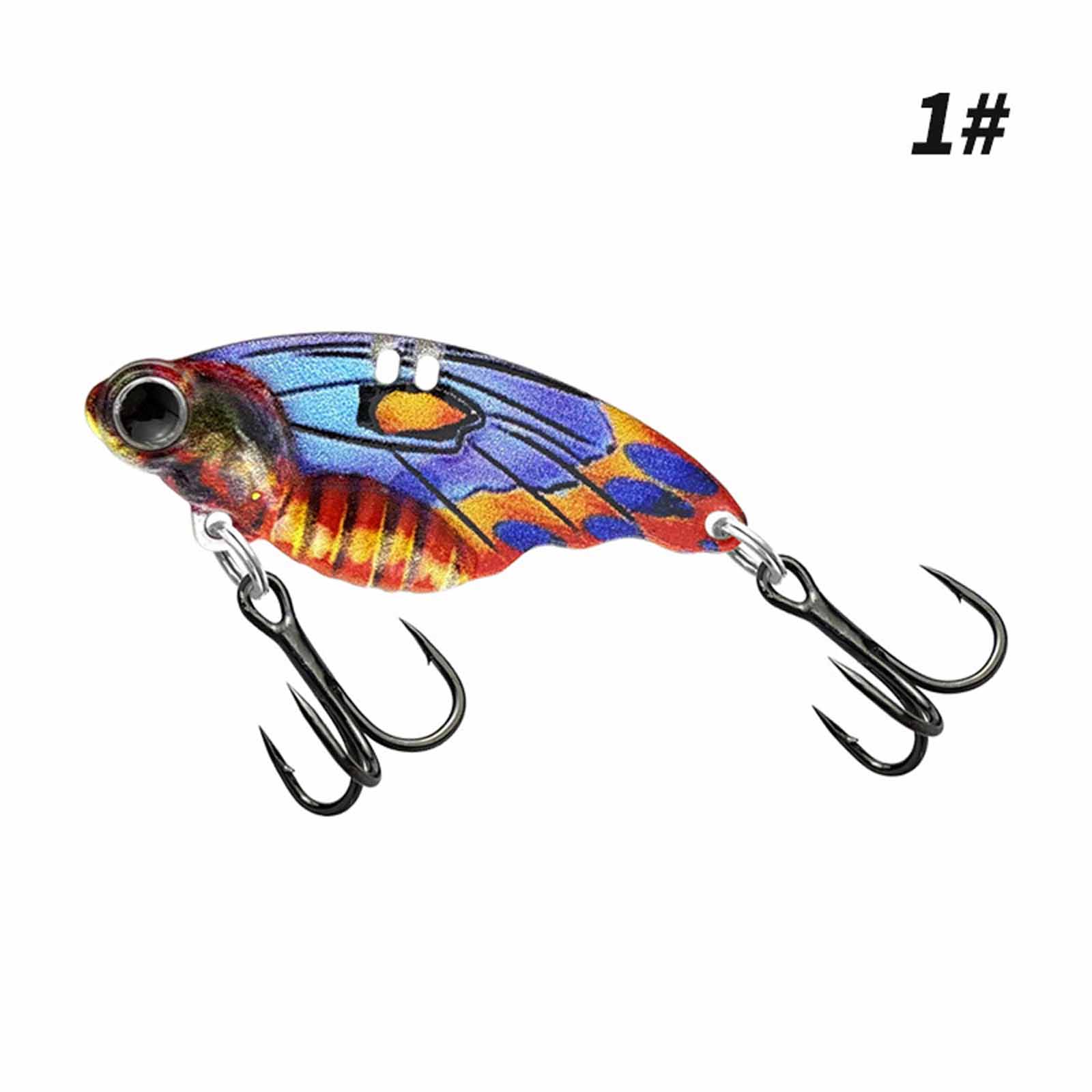

Butterfly Metal Fishing , Long Hard , Thin Back Vibrating for Bass & Predators One Size