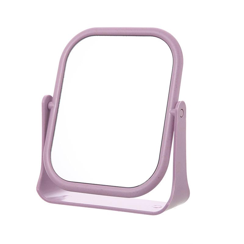 Acrylic Desktop Vanity Mirror for Bedroom or Dorm - Clear Tabletop Makeup Mirror