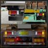 Ygmylandbb LED Trailer Truck Tail and Turn Signal Lights for Trailers and Universal with Iron Mesh Set of 2 Lights, Lamps, 12V, Brake, Reverse,