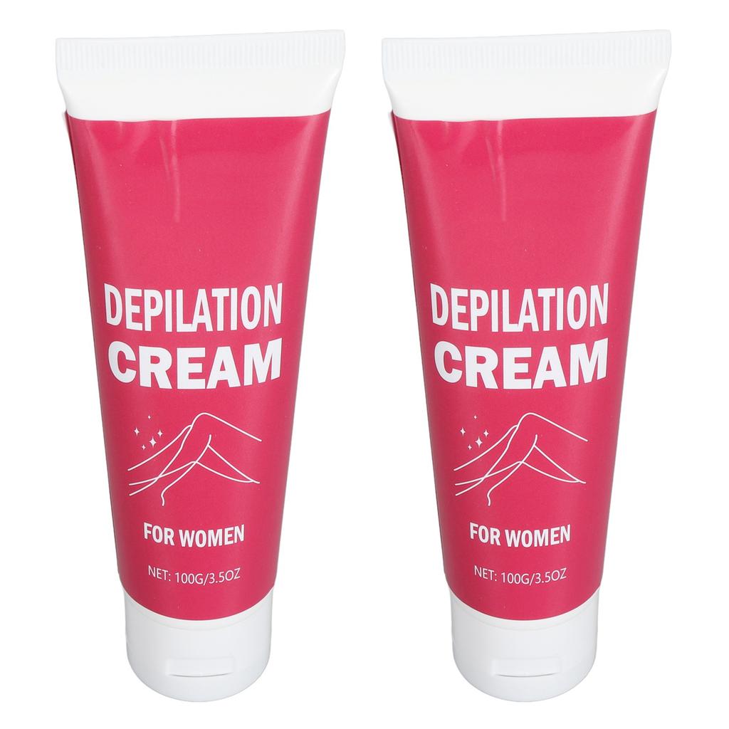 2pcs 100g Women Hair Removal Cream Gentle Moisturizing Full Body Underarm Hair Removal Cream for