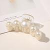 New Big Pearls Acrylic Hair Claw Clips Crab Hairpins Large Makeup Hair Styling Barrettes for Women Hair Accessories Bow Hairgrip