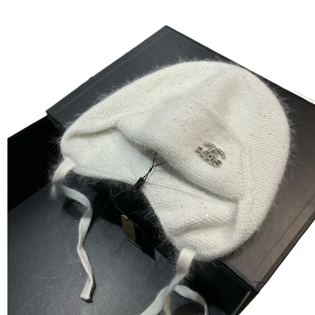 Xiaoxiangfeng Double-Layer Rabbit Fur Ear Protection Hat Winter North Cold Warm Bag Head Knitted Hat Russian Hat