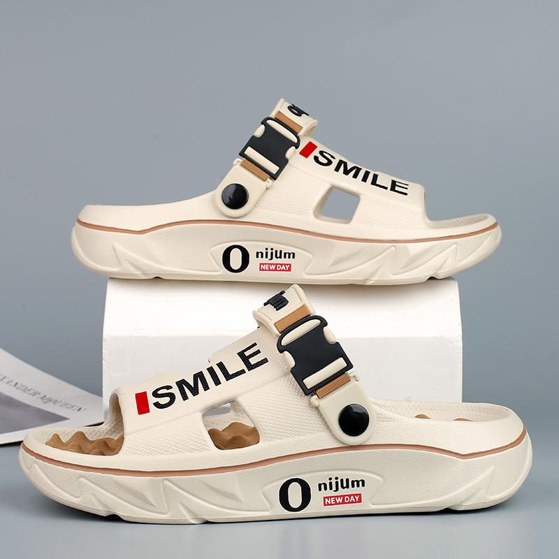 

Men s Sandals 2025 Summer Beach Sandals Comfortable Lightweight Slip Water Shoes for Men Women Non-Slip Outdoor Slippers 44-45
