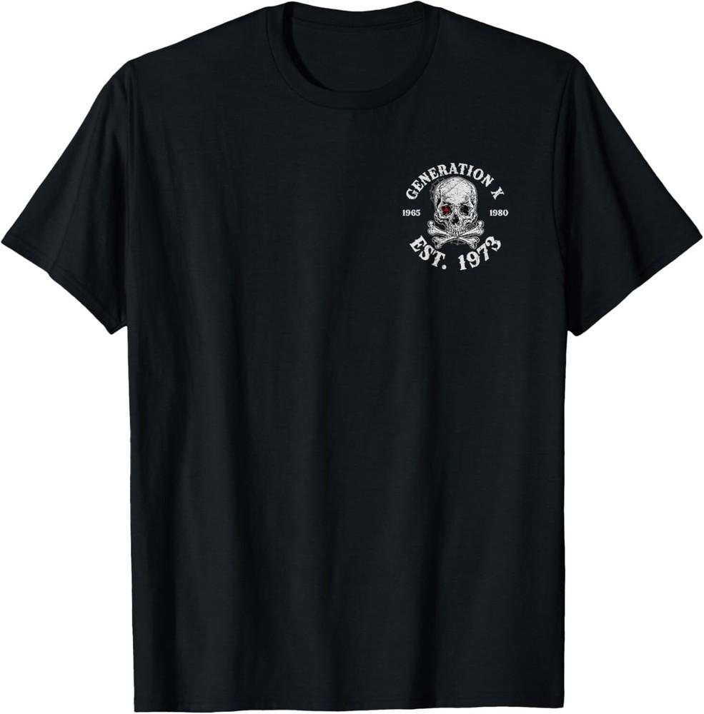 Skeleton 1973 Black Sheep Of My Family Funny Gen X T-Shirt Unisex T-Shirt XXL