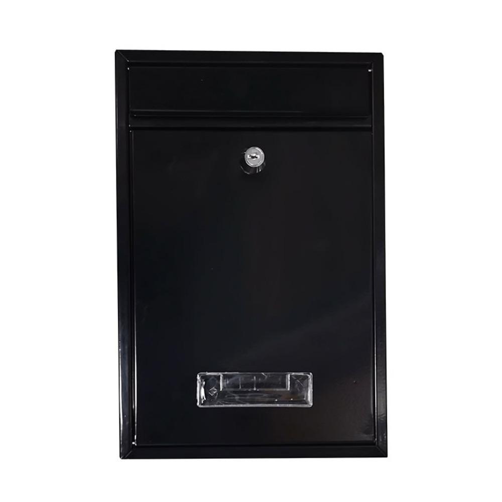 Iron Tinplate Letter Boxes Safe Locking Metal Email Suggestion Box Large Mail Drop Box  Garden