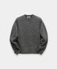 Kueo Hairy Alpaca Blend Crewneck Sweater (Melange Grey)