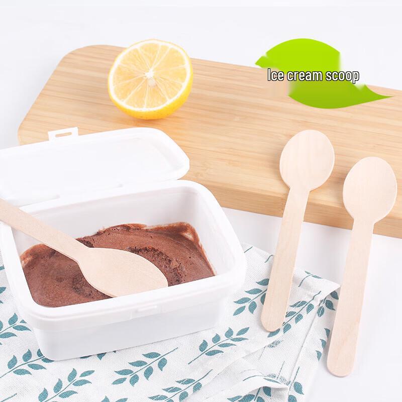 YOUAO Disposable Corn Starch Spoons