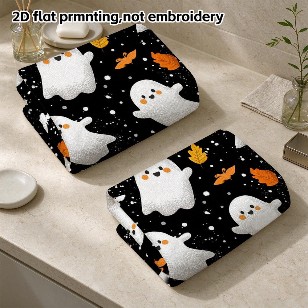 Autumn Ghost Towel, Quick Dry Absorbent Bath Towel