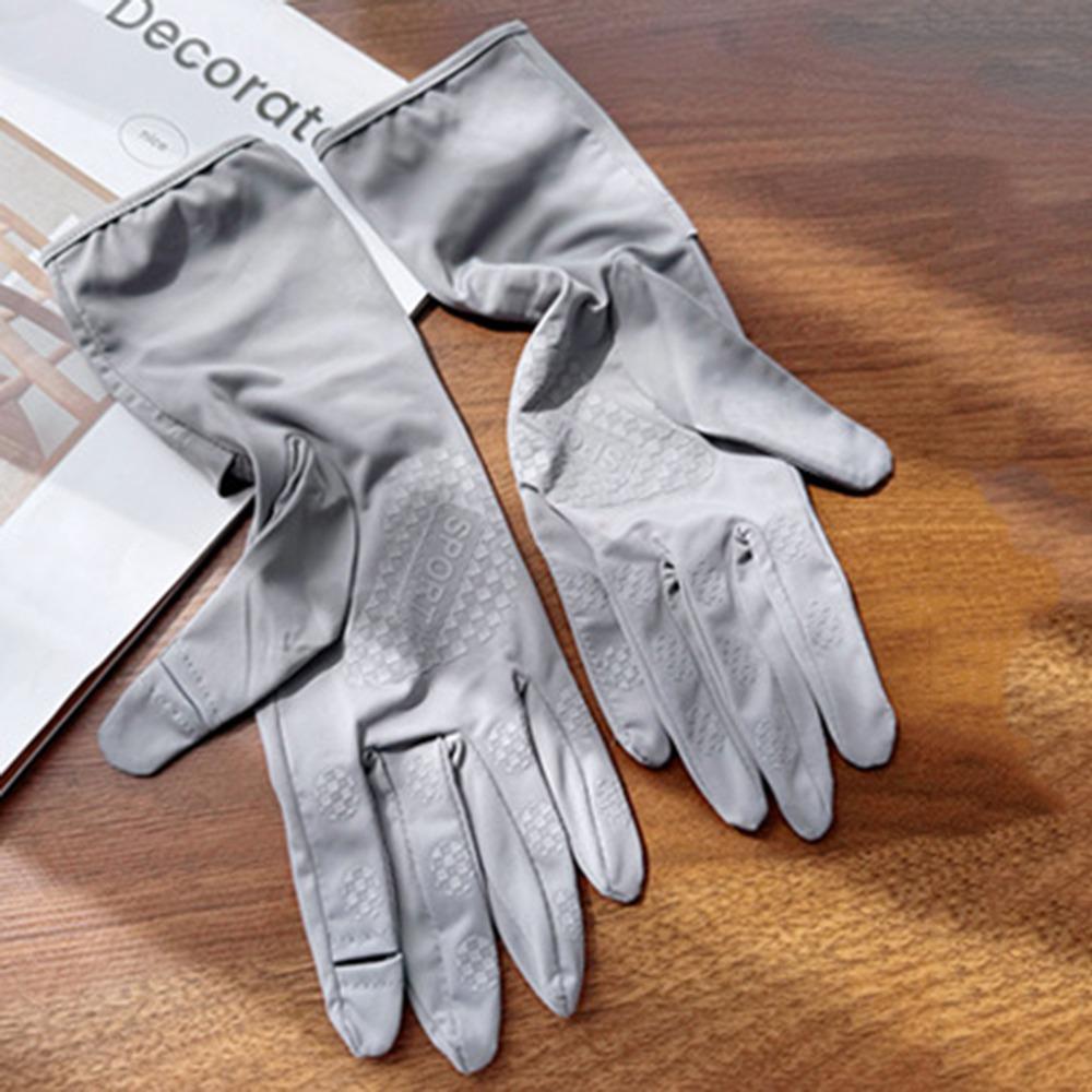 Anti-UV Women Sunscreen Gloves Breathable Summer Driving Mittens  Ladies