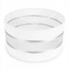 Modern Lampshade 35Cm Chrome Strip Choice Of 8 Colors