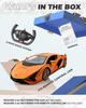 Remote Control Car - 1:14 FKP 37 Electric Sport Racing Toy Car with Open Door, 2.4Ghz Licensed RC Car Series for Girls