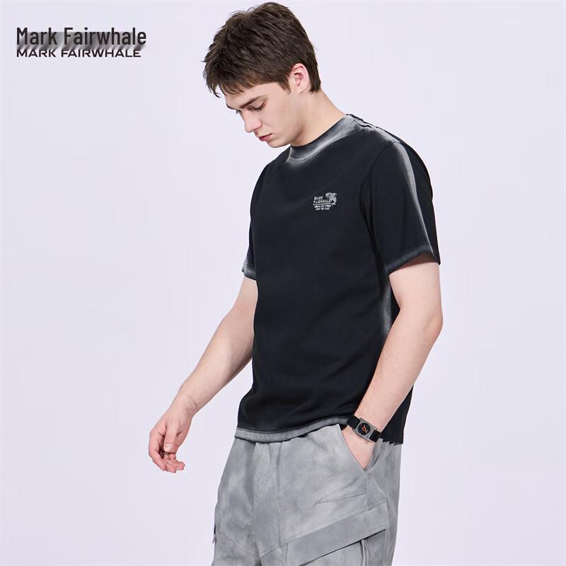 Mark Fairwhale Men s Retro Gradient Short Sleeve T-Shirt L