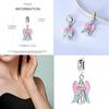 925 Silver Virgin Goddess Blessing Dangle Prayer Angel Pendant Charms Fit Original Necklace Bracelet DIY For Women Gift