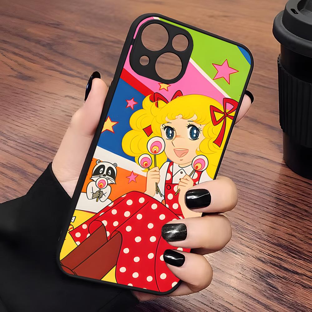 

Candy Candy Phone Case Matte Transparent For Iphone 16 15 Max 14 13 Mini 12 Pro 7 8 11 XR Xs X Plus Back Cover iPhone 11
