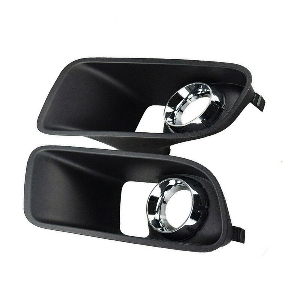 Pair Front Right & Left Bumper Fog Lamp Cover Bezels For Dodge Charger 2012-2014
