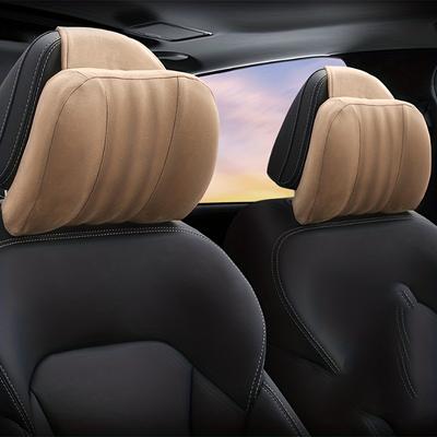 1Pc Car Neck Pillow - Breathable, All - Season Use, Easy Zip - Off Memory Foam Headrest, Ideal for Relieving Neck Fatigue In Daily Drives, Road Trips