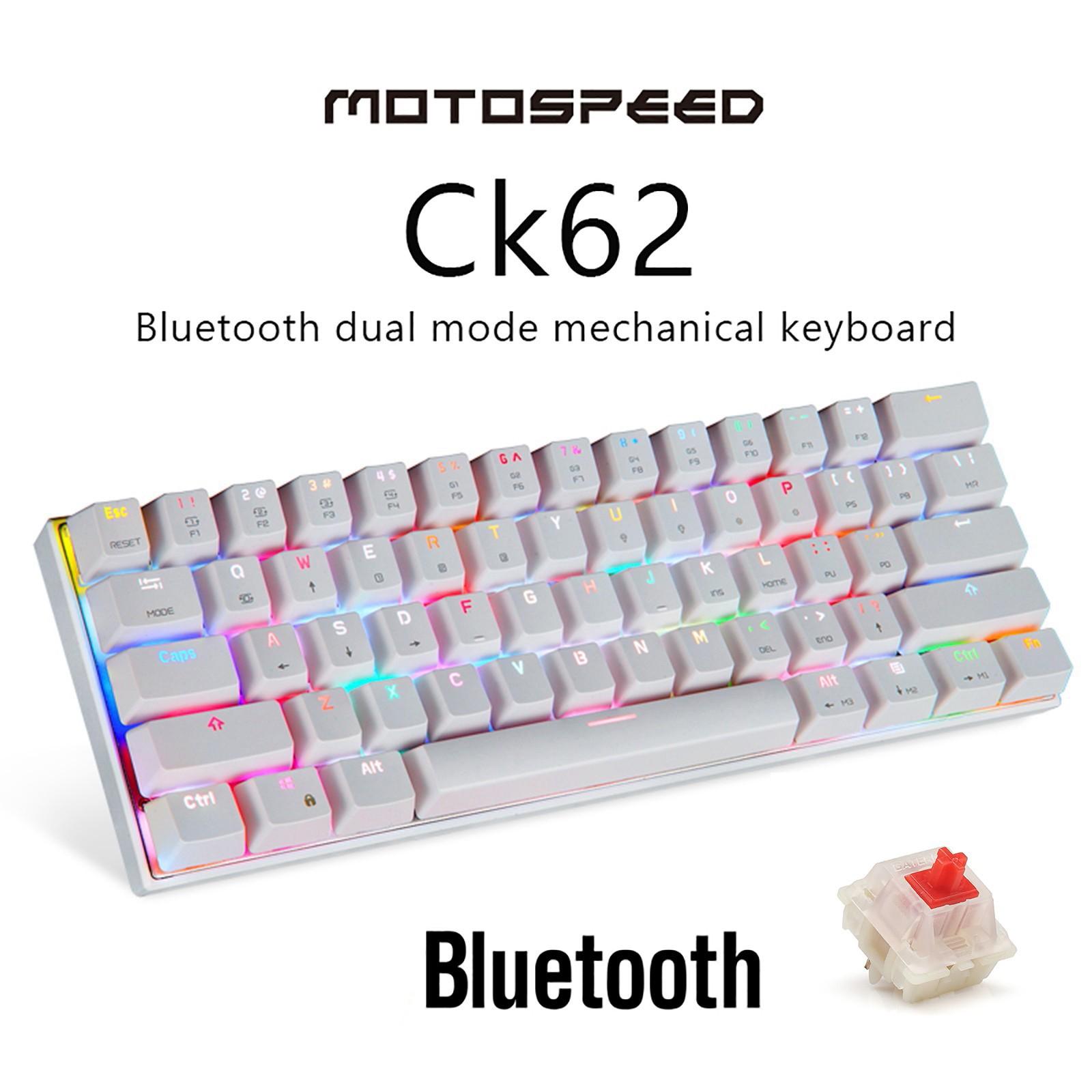 

Sagit CK62 Bluetooth Dual Mode61 Клавиши Механическая клавиатура с красной светодиодной подсветкой