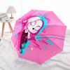 1 Stück Spider-Gwen Automatisches Faltschirm - Kompaktes 8-Rippen-Design, Langlebiger Kunststoff & Eisen, Tägliche Nutzung F104007