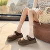 Fashion CRLAYDK Vintage Women's Comfort Platform Mules Adjustable Buckle Slip On Slippers Closed Toe Casual Walking Shoes for Lady