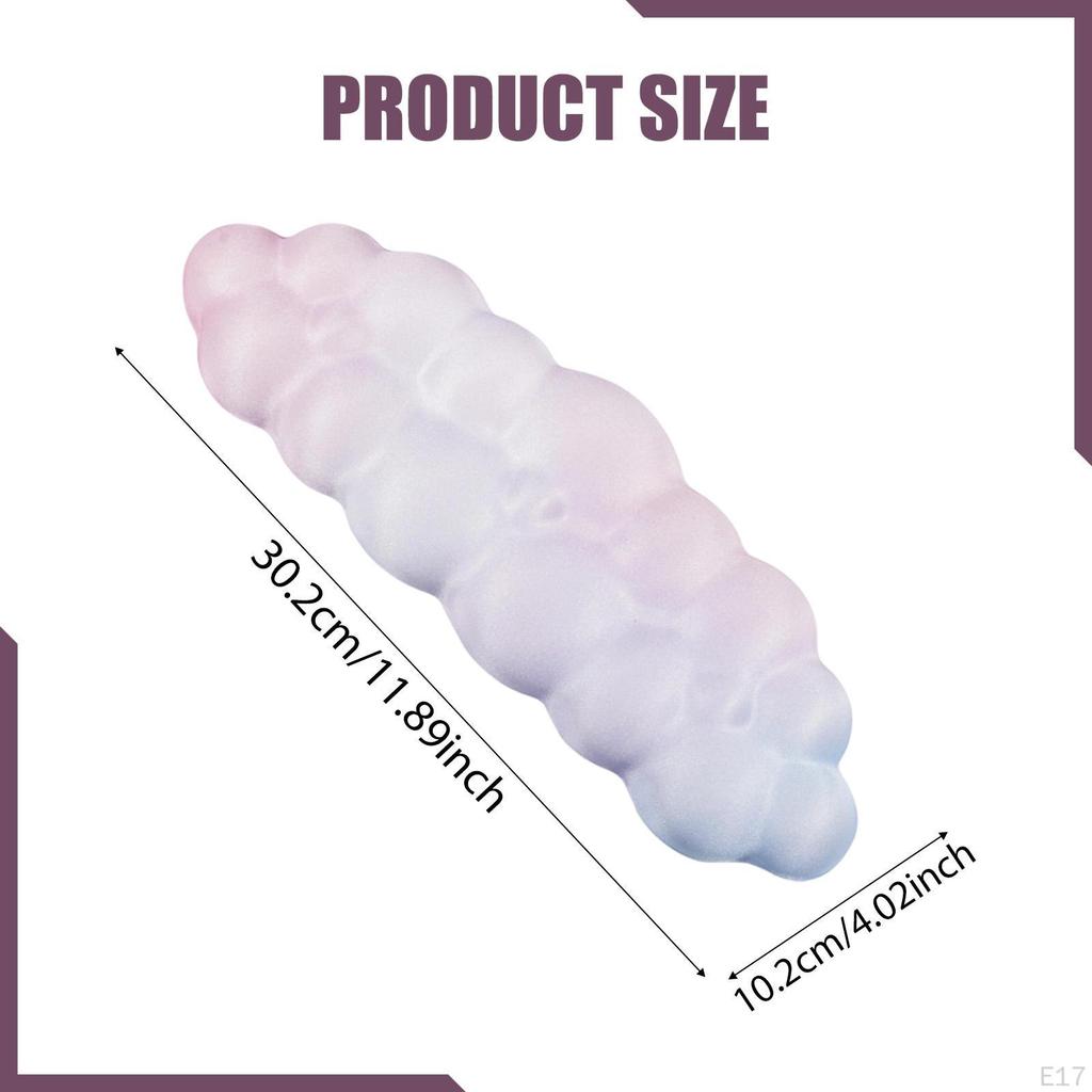 Reposamuñecas para Teclado Brazo de Ordenador Antideslizante Almohadilla para Codo de Escritorio de Portátil para Juegos Familia Amigos