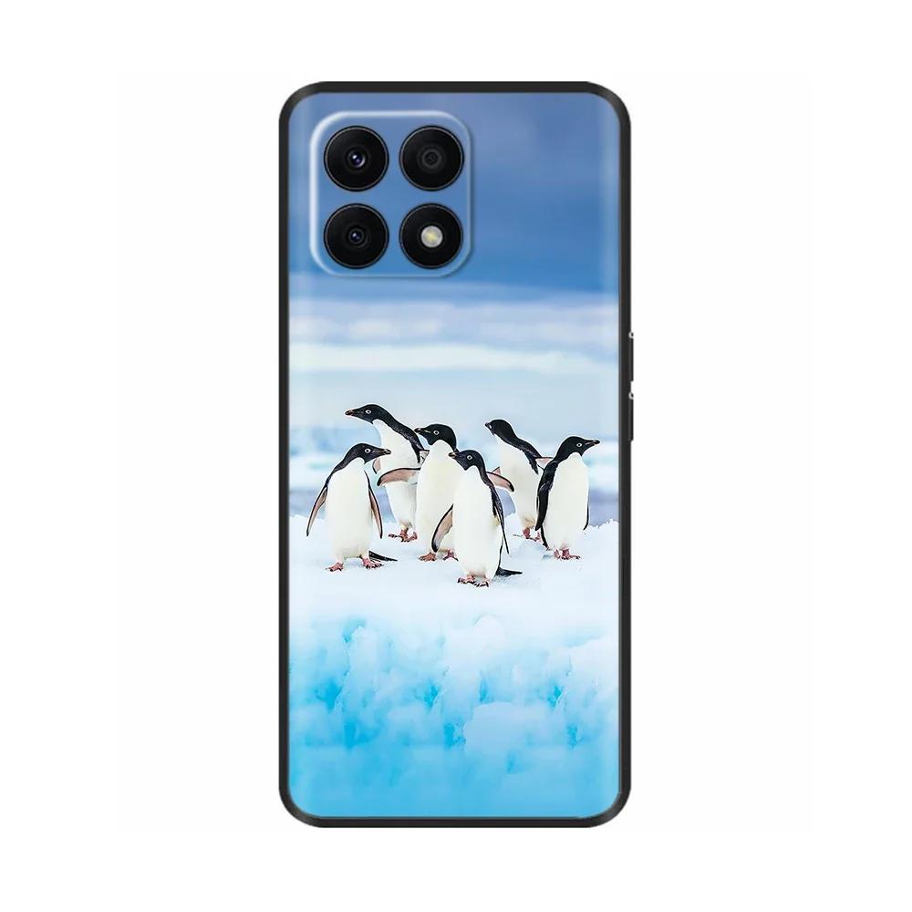 Für Huawei Honor X8A Hülle Mode Blume Weiches TPU Silikon Handyhülle Für Honor X8A HonorX8A Funda Stoßfeste Rückabdeckung Coque