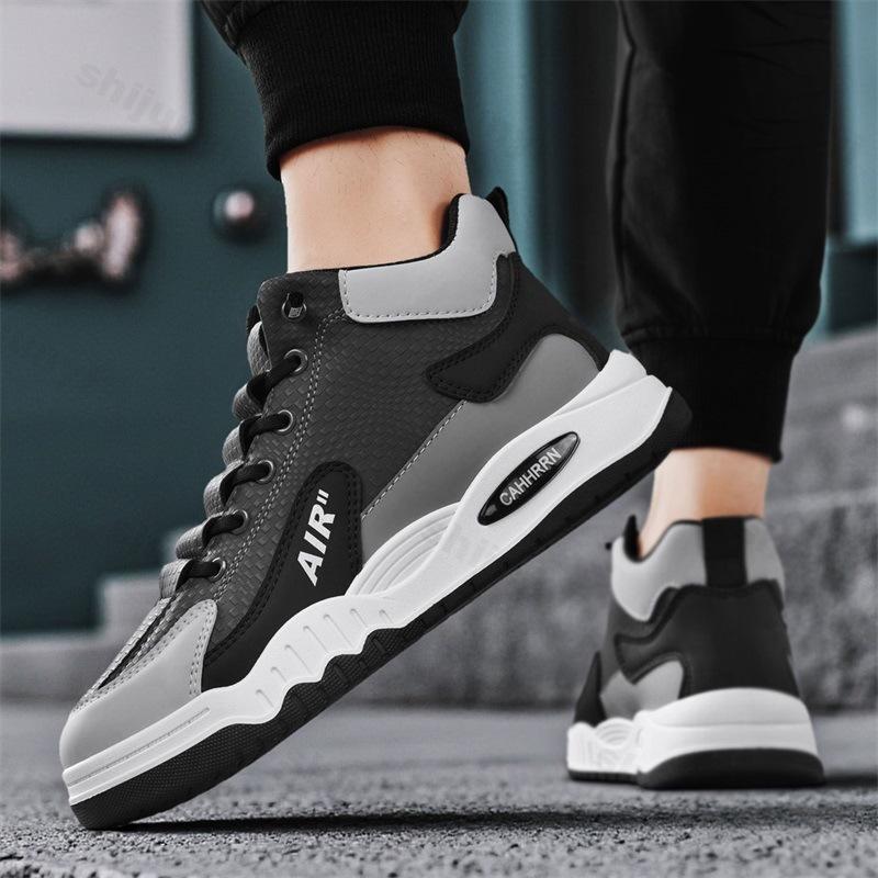 Men Outdoor Ankle Boots 2026 Autumn High Quality Comfortable Non Slip Casual Shoes Short Boots Fashion High Top Sports Shoes