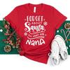 Nana Claus Shirt, Christmas Nana Shirt, Nana Gift For Xmas, Christmas Shirt, Winter T-Shirt, Forget About I'll Just Ask Nana Shirt