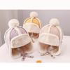 Breathable Earmuff Caps Baby Warmth Ear Flap Hat with Fleece Lining for Winter