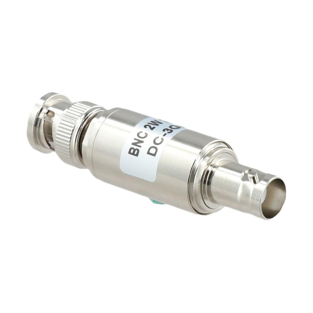 BNC Male to Female RF Fixed Attenuator 2W 3dB with 50 Ohm Impedance and Wide Frequency Range from DC up to 3GHz