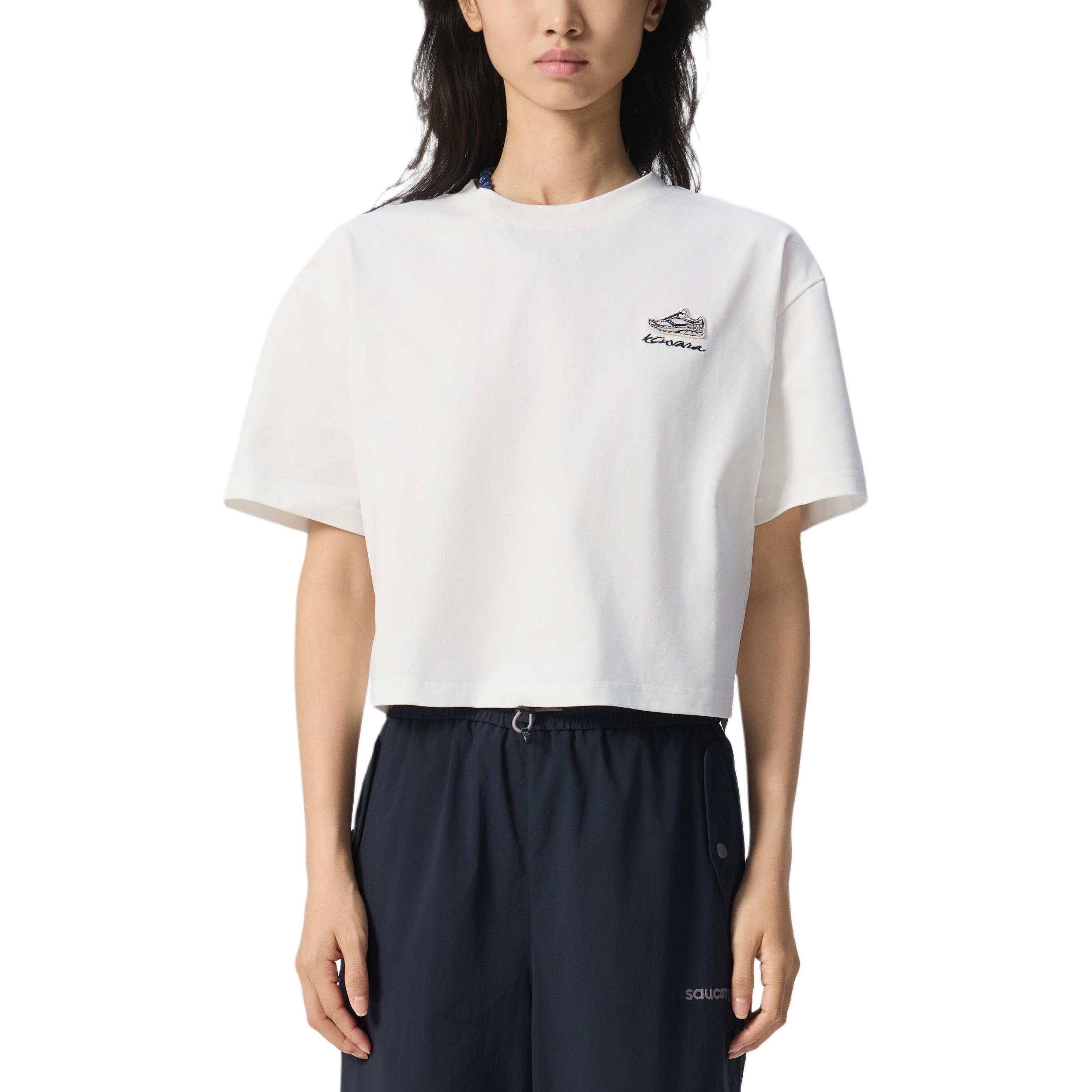 Saucony Og Pullover Round Neck Short Sleeve Drop Shoulder T-Shirt Women T-Shirt SA1269ST21G-WT038 XS