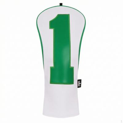 Golf Headcover Guarding Wood Elasticized Club Cover for Golfers, Travel Grn Big Num