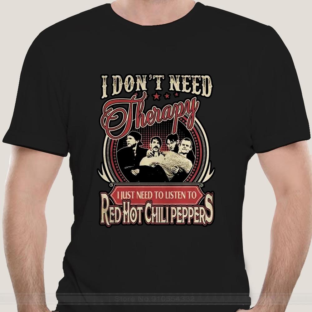 funny t shirt RHCP Musical Therapy tshirt men tee men cotton brand teeshirt