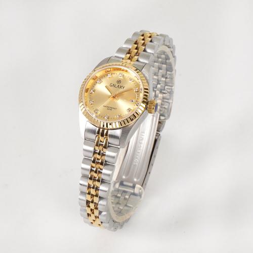 [Galaxy] Galaxy Women's 5 ATM Metal Couple Watch QT7013FB