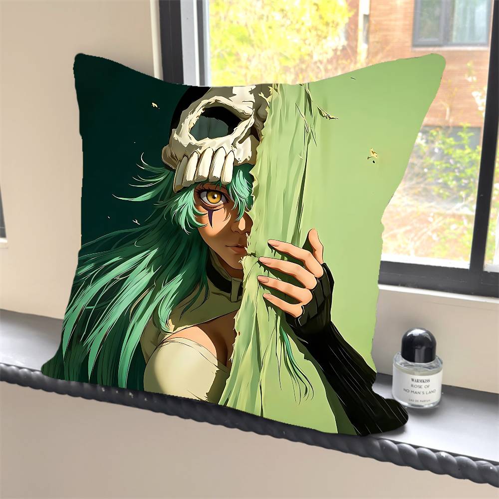 1PC A-Anime B-Bleach Character  Pillow Case Square  Bedroom Sofa Leisure Comfort Cushion Car Home Decoration Pillowcase 40x40
