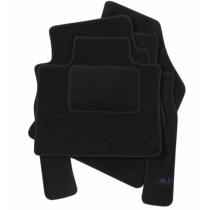 Tapis De Sol Noir Velours - J&amp;J AUTOMOTIVE - Kia Sorento 2009-2012 - Sur Mesure - Antidérapant - Imperméable