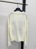 High-End Women's 26AW Soft Knit Anchor Jacquard Pullover Sweater