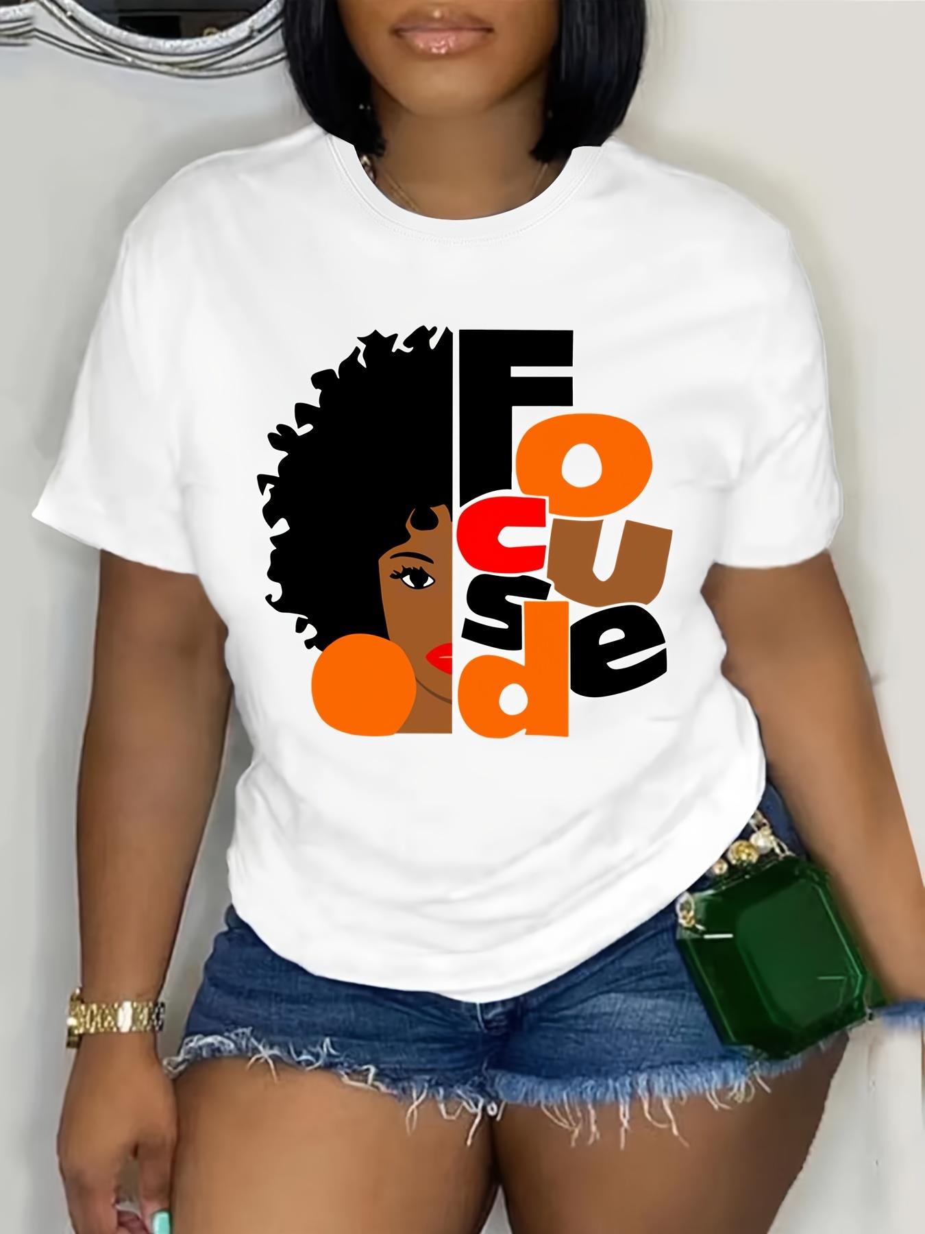 

European size Short Sleeve Letter Print Round Neck Oversized T-Shirt 4XL