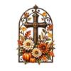 20 Fall Pumpkin Wall Decor, Cross Pumpkin Wall for Home Decoration