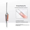 1Pcs Gel Quick Building Extension Wooden Handle Tips Clips Nail Art Manicure Tools Nail Shaping Tweezers Curve Pinching Tool