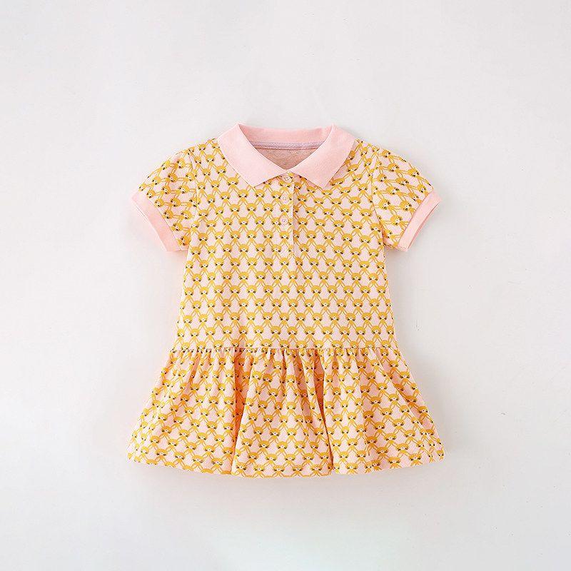 Children's Clothing Xiaofei Summer Fashionable Fashion Short Sleeve Dress