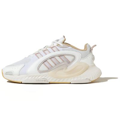 Originals HI-TAIL 2.0 Cushioned Slip-Resistant Low-Top Casual Running Shoes Unisex White Brown Sneakers JI4347