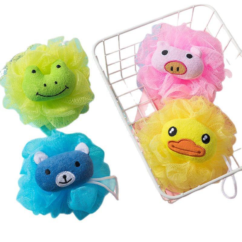 Super Soft Animal Cartoon Bath Sponge - Little Bear, Duck, Rabbit Design