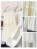 Women's High Waist A-Line Midi Skirt with Lace Trim - Spring/Summer 2026