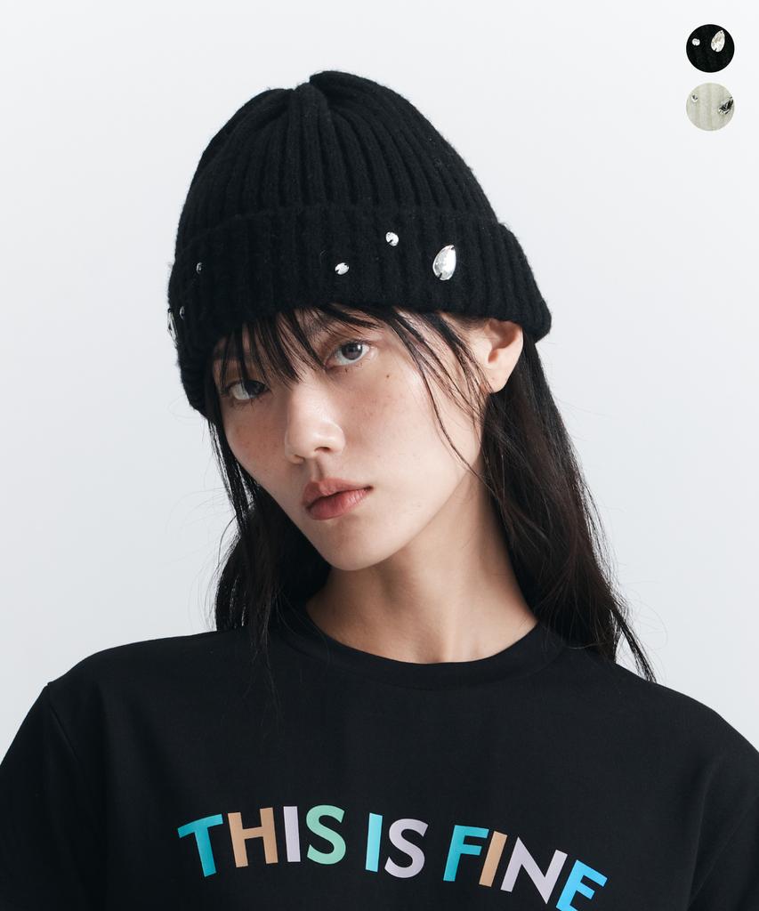 Diseuijeupain Knitted Beanie (2 Colors)