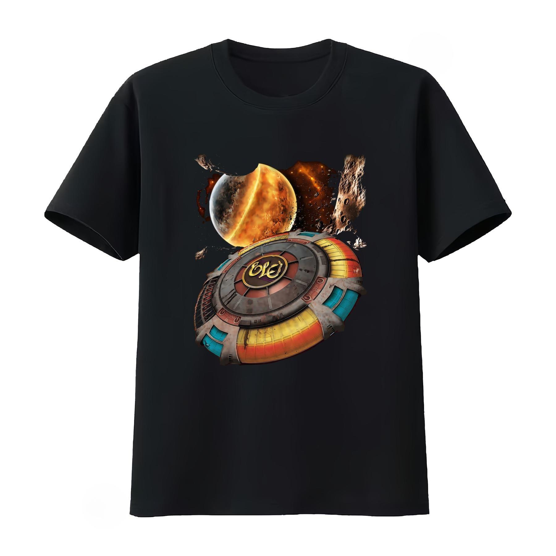 

Retro Music T Shirt Out of The Blue Electric Light Orchestra ELO Xanadu Space UFO Unisexs Clothing and Womens 2026 Summer T Shirt XL