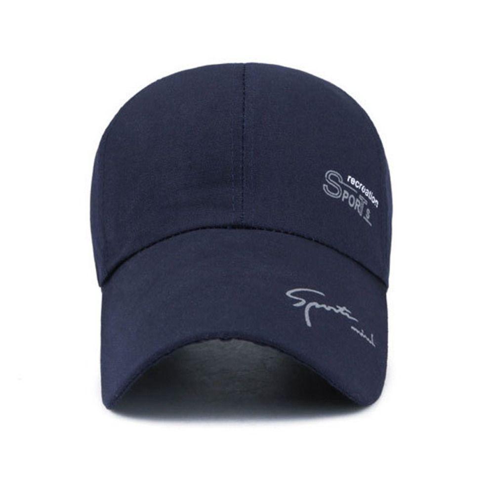 Breathable Peaked Caps Letter Printed Sun Protection Cap Golf Fishing Cycling Hat for Women Men