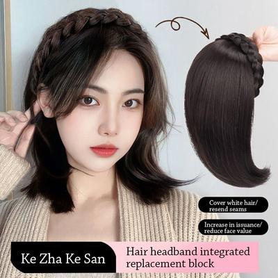 Natural Wig Hairband 3D Hairpieces Fashion Synthetic Headband for Women