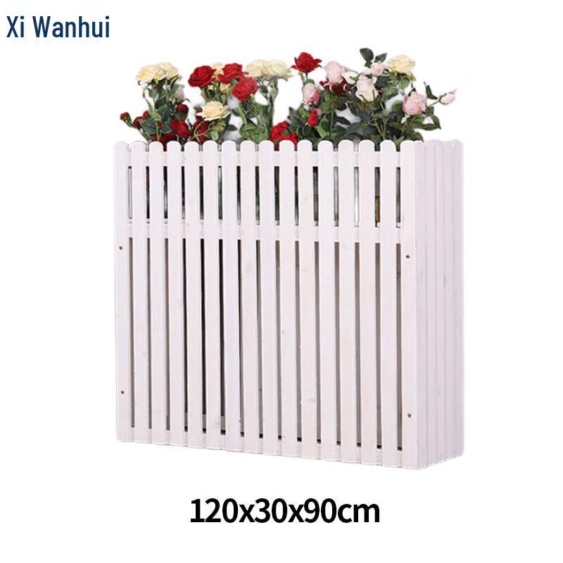 Xiwanhui Outdoor Anti-Corrosion Wooden Partition Flower Box Fence